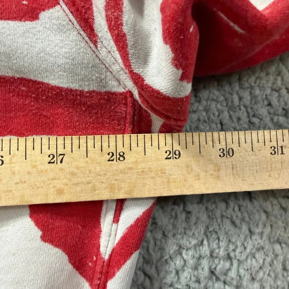 Nike Sportswear Club Fleece Hoodie Red White All Over Swoosh XXL CK2230-657